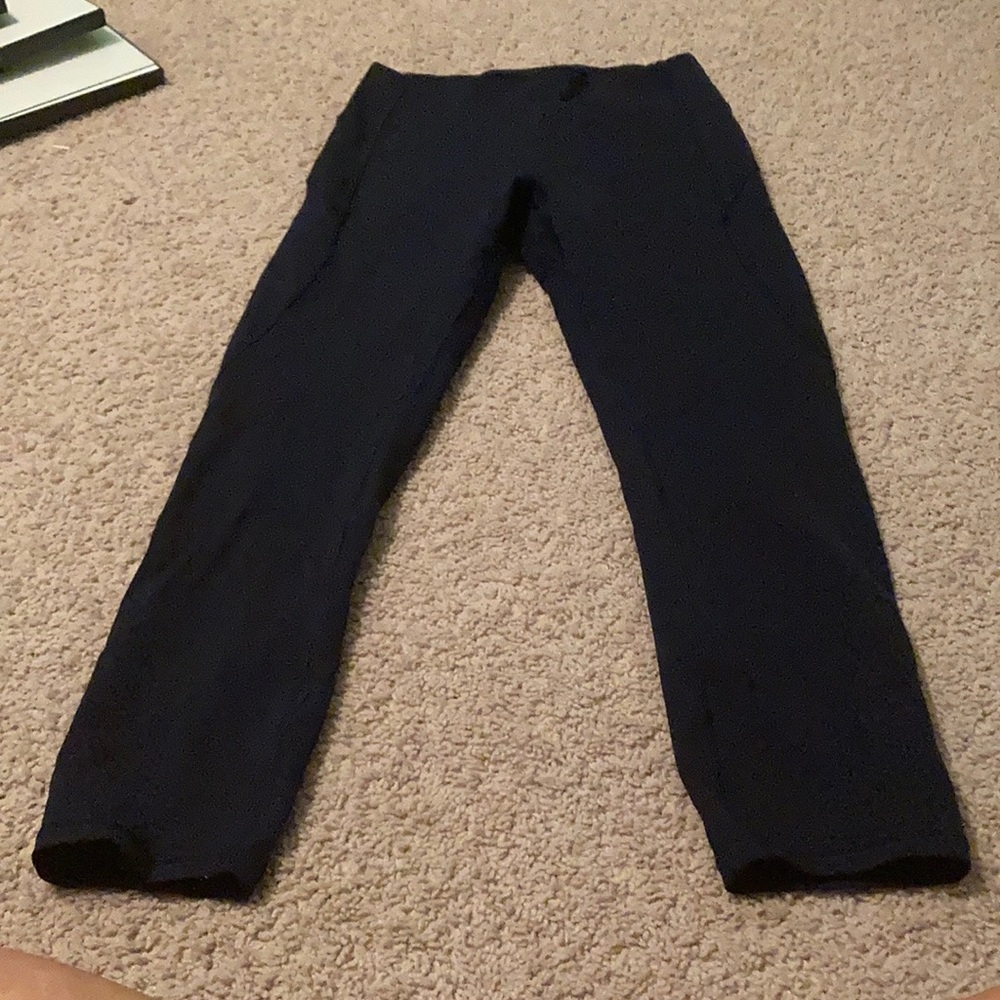Lululemon leggings navy blue size 6 25 inch